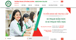 Desktop Screenshot of dongduong.edu.vn